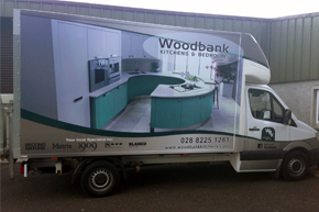 Woodbank-Kitchen-Delivery-Van-Omagh-Northern-Ireland